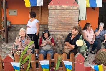 Animado concurso de repostería en el Caserío de Gando (Foto TA)